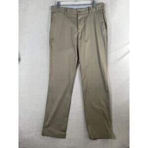 Nike Golf Pants Mens 32x32 Beige Standard Fit Dri Fit Performance Flex Stretch